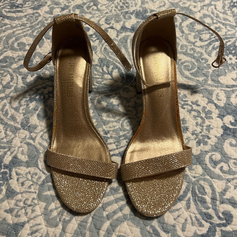 Gold heels